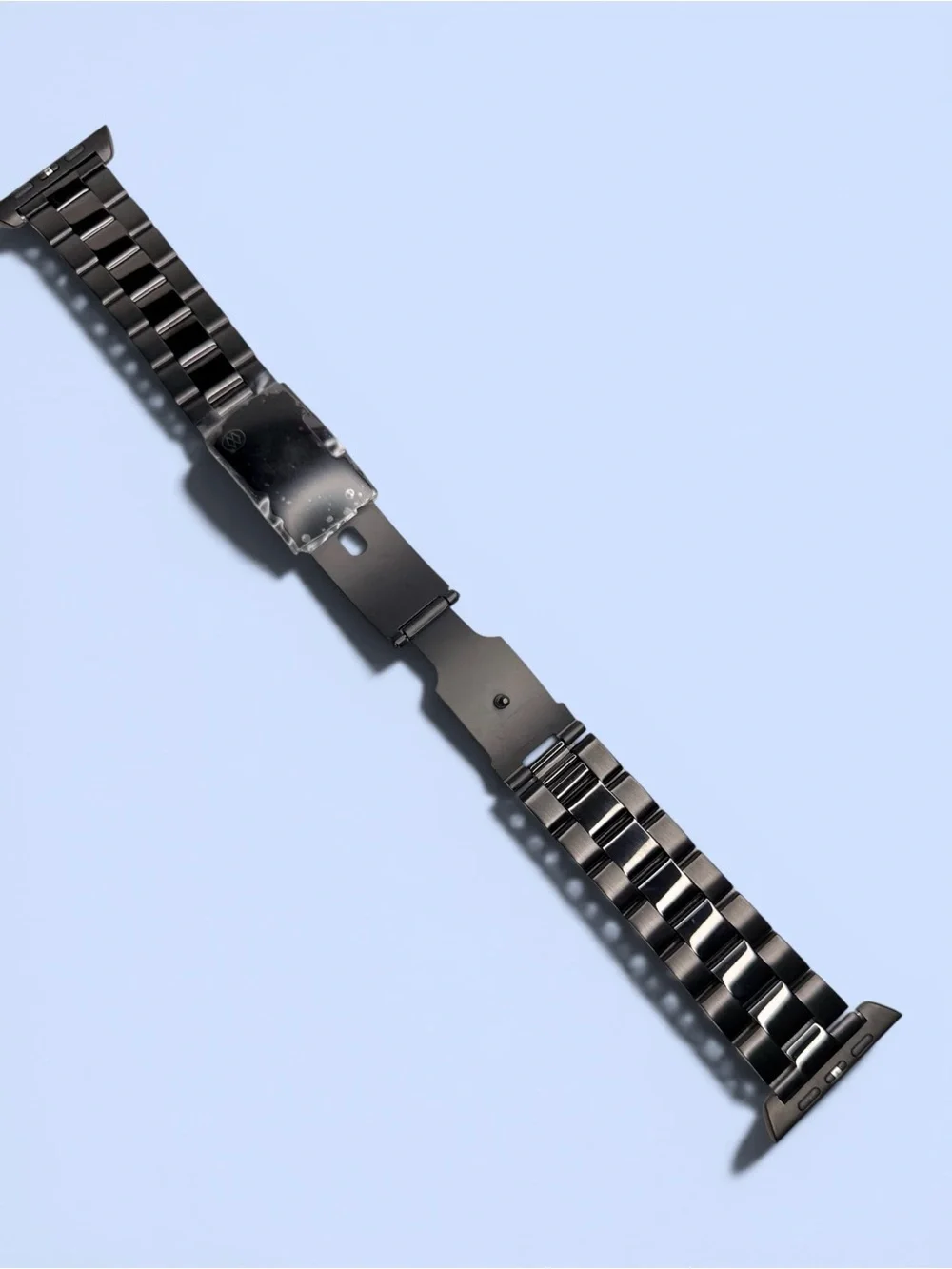 Premium Apple Watch Band Black Metal Link Stainless‎ Steel Strap 42mm Models NEW